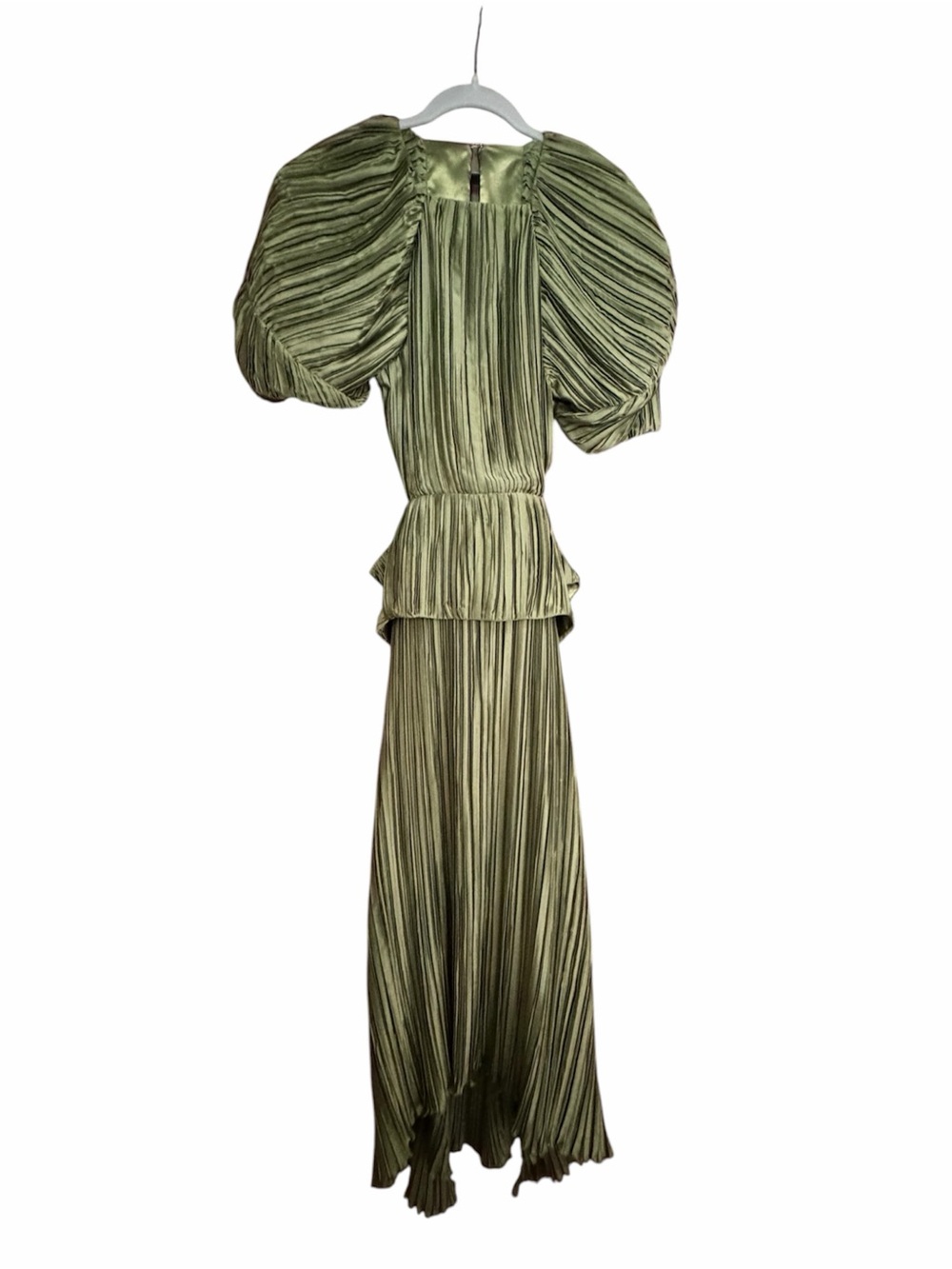 Cult Giai Pleated Nadira Dress Cypress Metallic - Picture 5 of 16